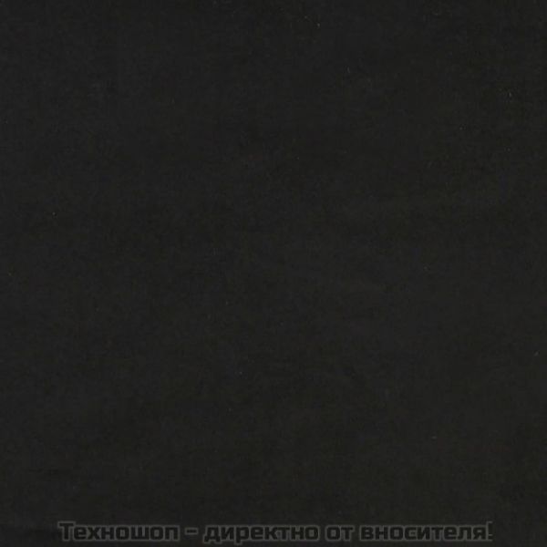 Кушетка, черна, кадифе