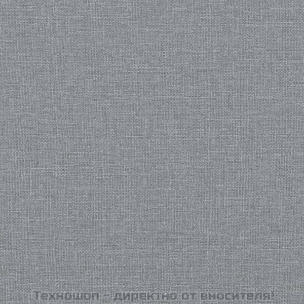 Кушетка, светлосива, текстил