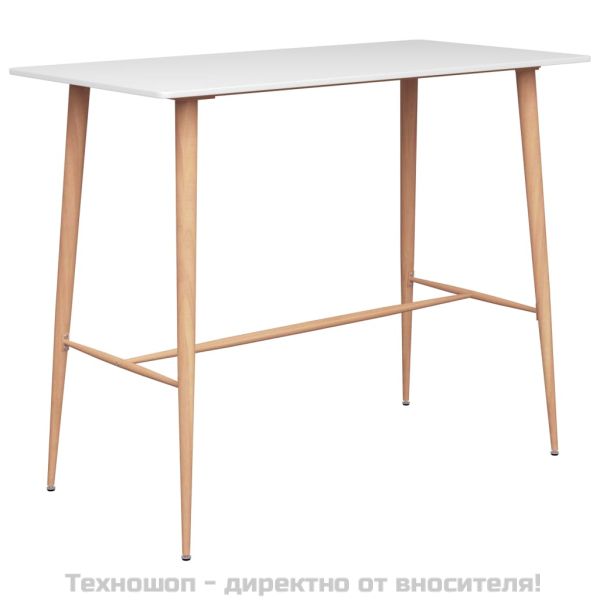 Бар комплект от 5 части, бяло и черно