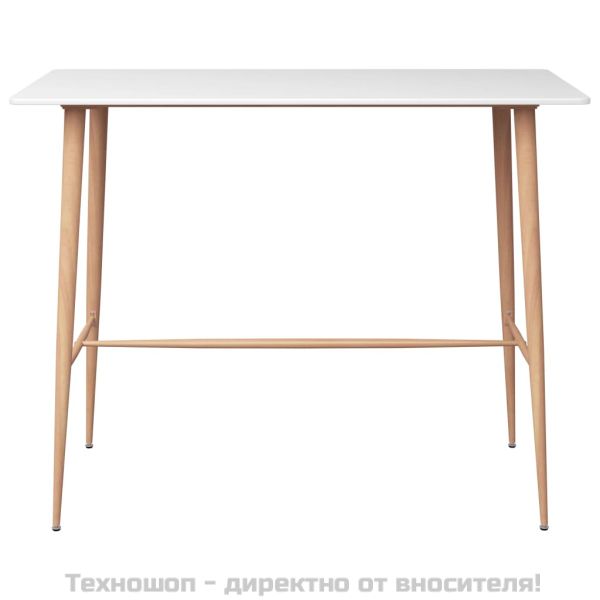 Бар комплект от 5 части, бяло и черно