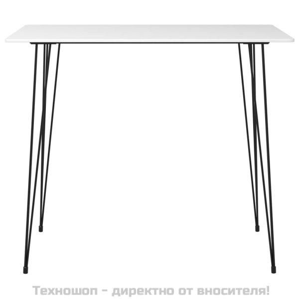 Бар комплект от 5 части, бяло и черно