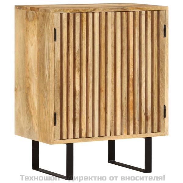 Сайдборд с 2 врати, 55x35x70 см, мангово дърво масив