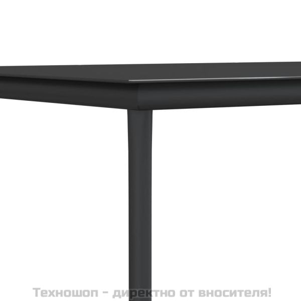 Градински комплект от 3 части с възглавници полиратан и стомана