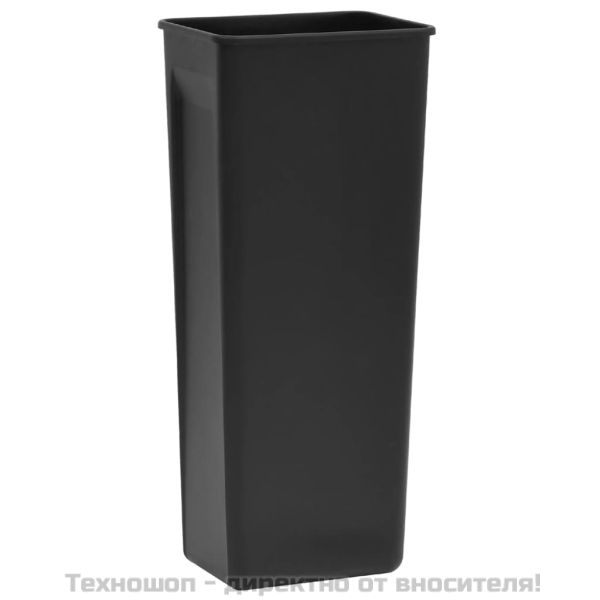 Кош за боклук с педал без пръстови отпечатъци 30 л сив инокс