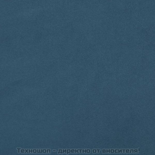 Рамка за легло с пружини, тъмносиня, 90x190 см, кадифе