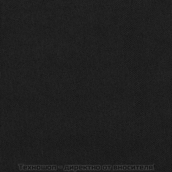 Затъмняващи завеси имитация лен с отвори 2 бр черни 140x225 см
