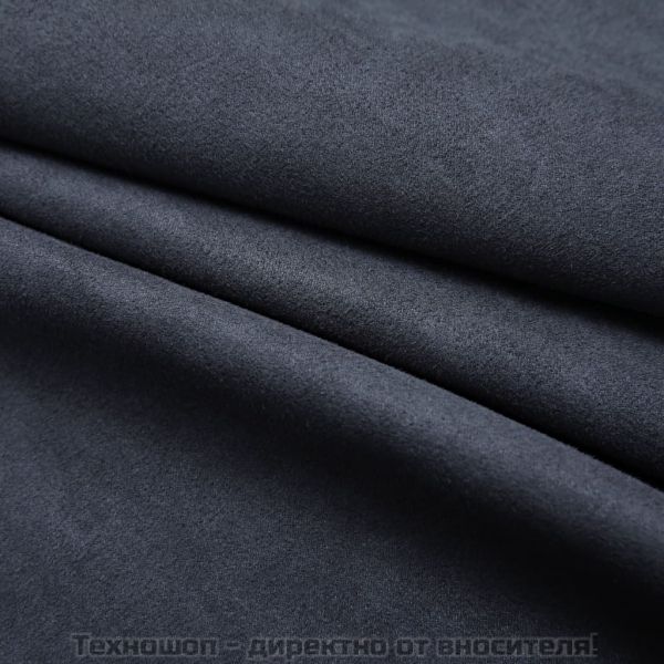 Затъмняващи завеси с метални халки, 2 бр, антрацит, 140x225 см