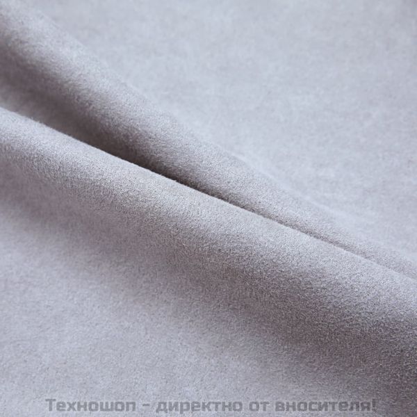 Затъмняващи завеси с метални халки, 2 бр, сиви, 140x175 см