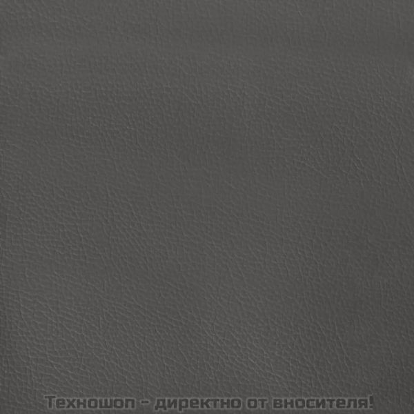 Рамка за легло с пружини сива 180x200 см изкуствена кожа