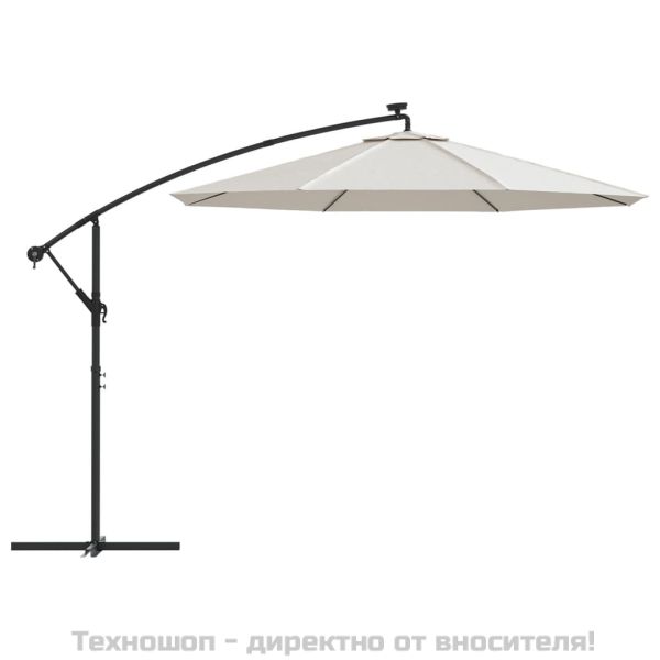 Резервно платно за чадър Пясъчно бяло 300 см
