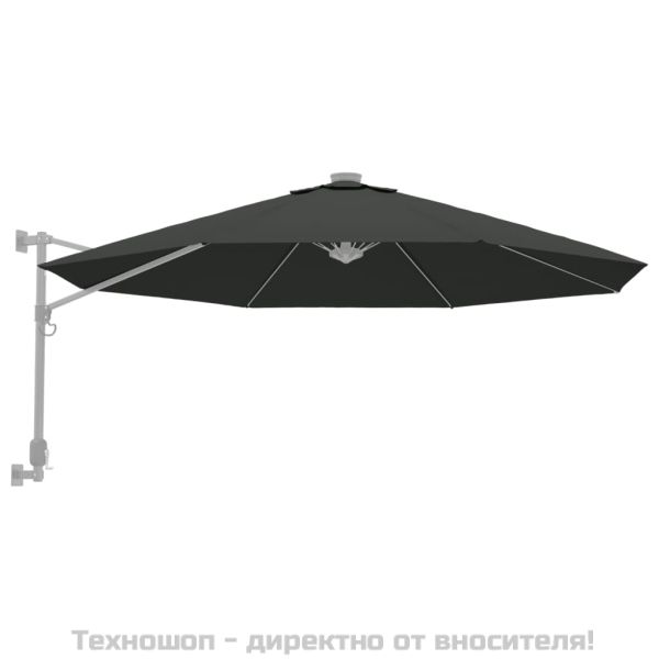 Резервно платно за чадър Антрацит 300 см