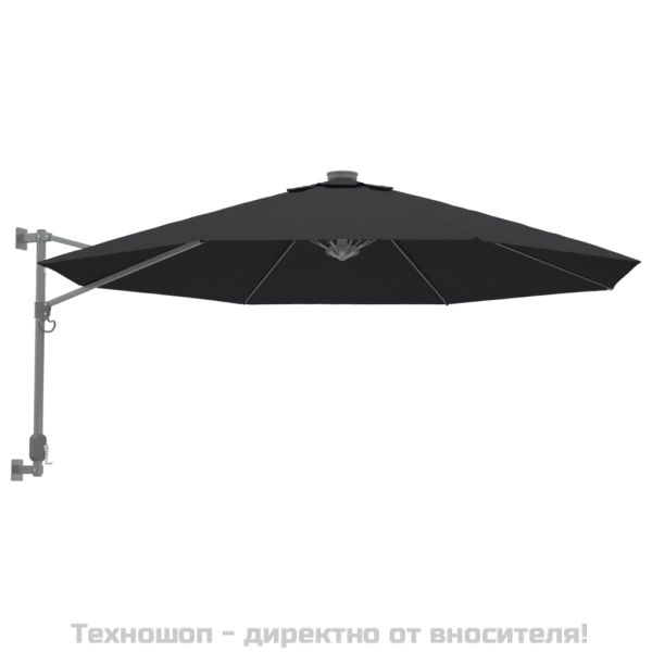 Резервно платно за чадър Черно 300 см