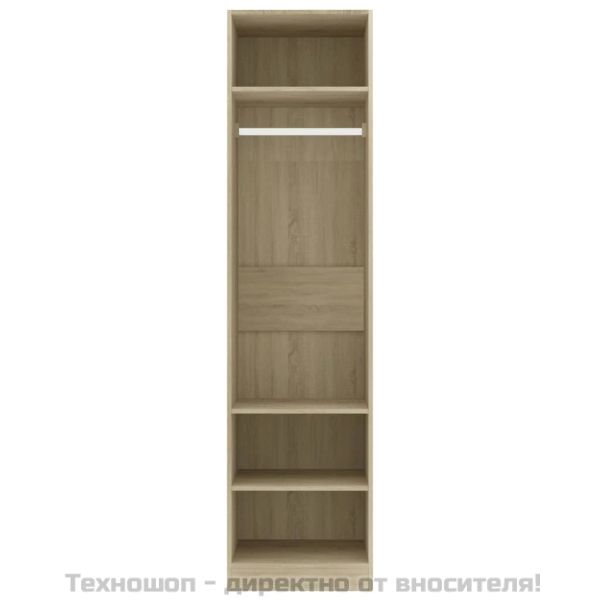 Гардероб, дъб сонома, 50x50x200 см, инженерно дърво