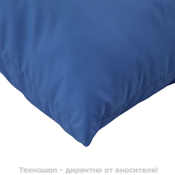 Палетни възглавници, 3 бр, сини, Оксфорд плат