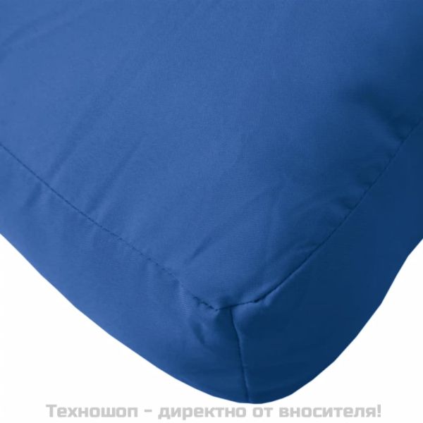 Палетни възглавници, 3 бр, сини, Оксфорд плат