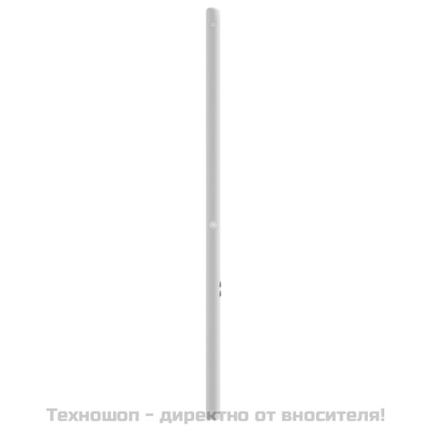 Метална резервна табла за легло, бяла, 80 см