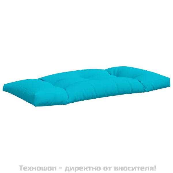 Палетни възглавници, 2 бр, тюркоаз, плат Оксфорд