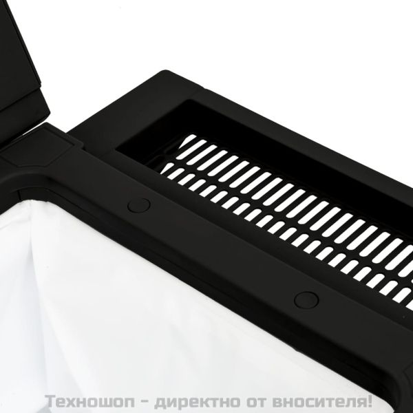 Количка за сервиране 3 в 1, черна, полипропилен