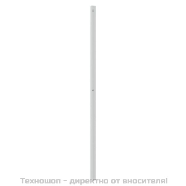 Метална резервна табла за легло, бяла, 180 см