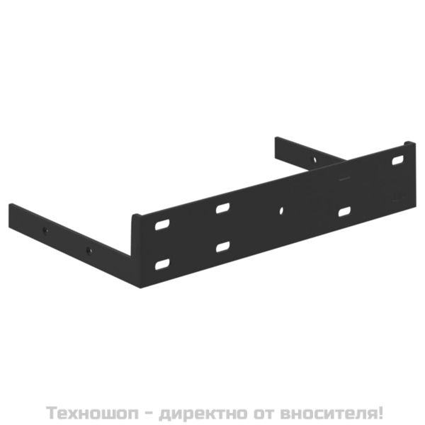 Окачени стенни рафтове, 2 бр, бетонно сиви, 23x23,5x3,8 см, МДФ