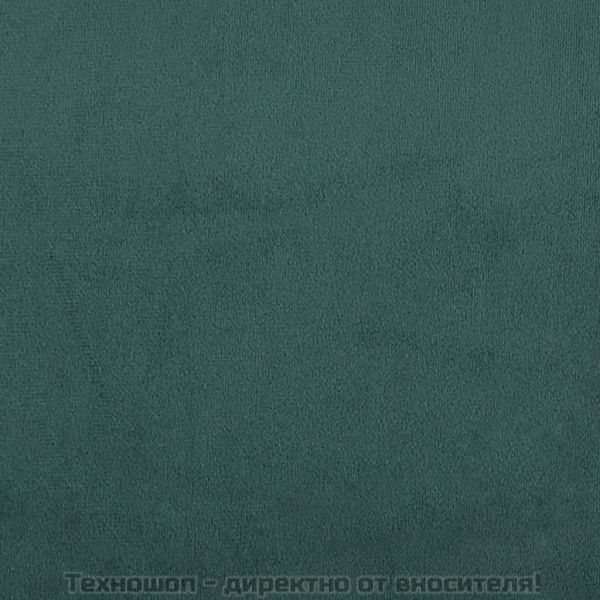 Пейка, тъмнозелена, 108x79x79 см, кадифе