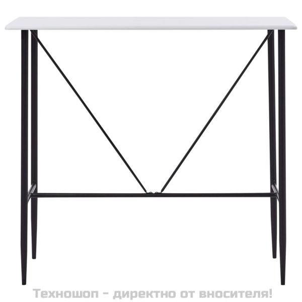 Бар комплект от 5 части, пластмаса, черен