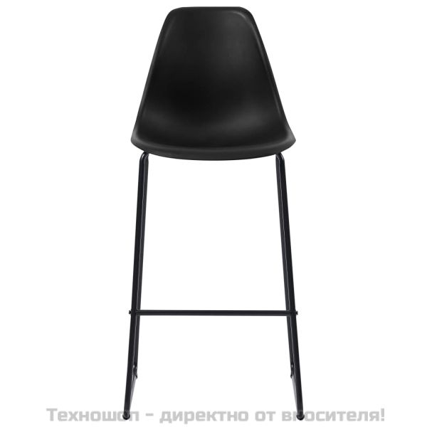 Бар комплект от 5 части, пластмаса, черен