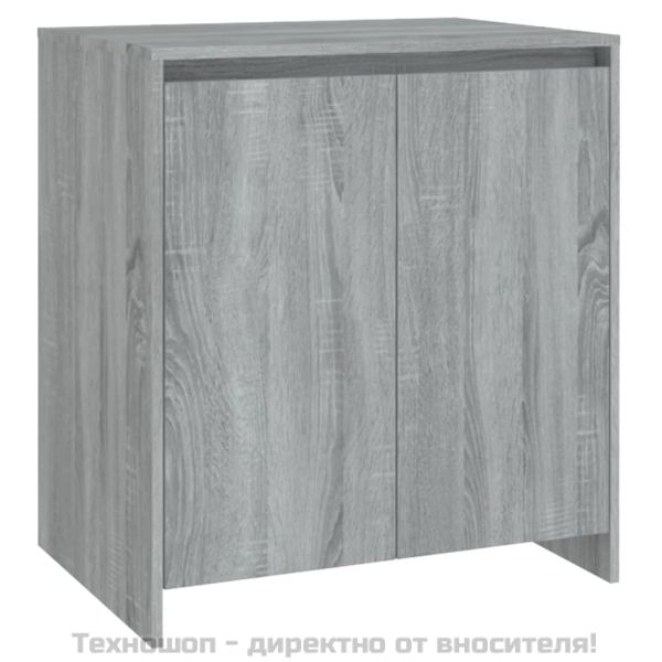 Бюфети, 3 бр, сив сонома, инженерна дървесина