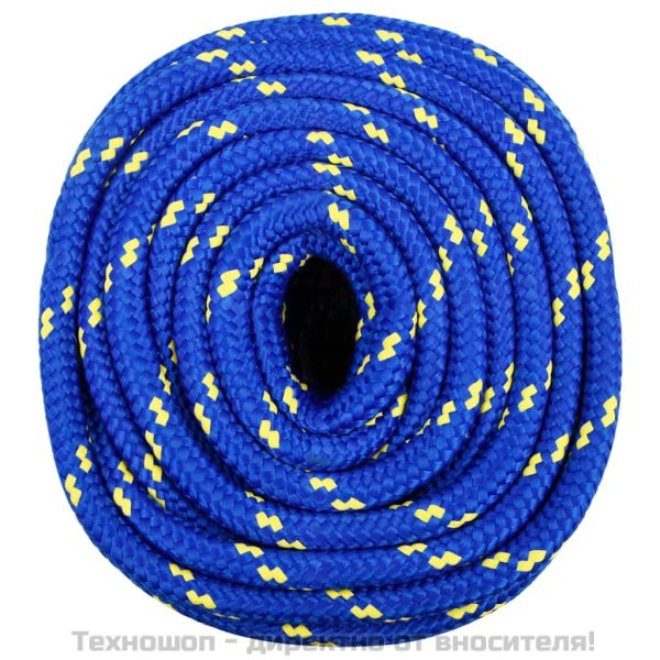Въже за лодка синьо 18 мм 100 м полипропилен