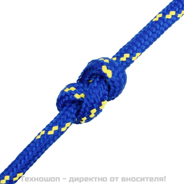 Въже за лодка синьо 18 мм 100 м полипропилен