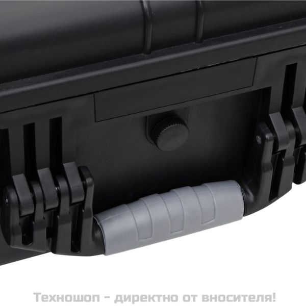 Калъф с колела за полет, черен, 63x50x23 см, PP