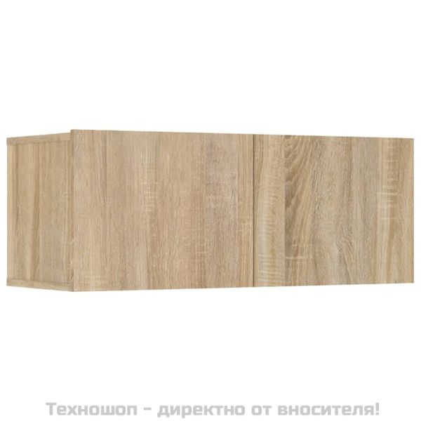 ТВ шкафове 4 бр дъб сонома 80x30x30 см инженерно дърво