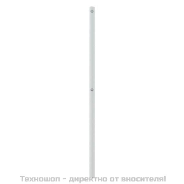 Метална резервна табла за легло, бяла, 160 см
