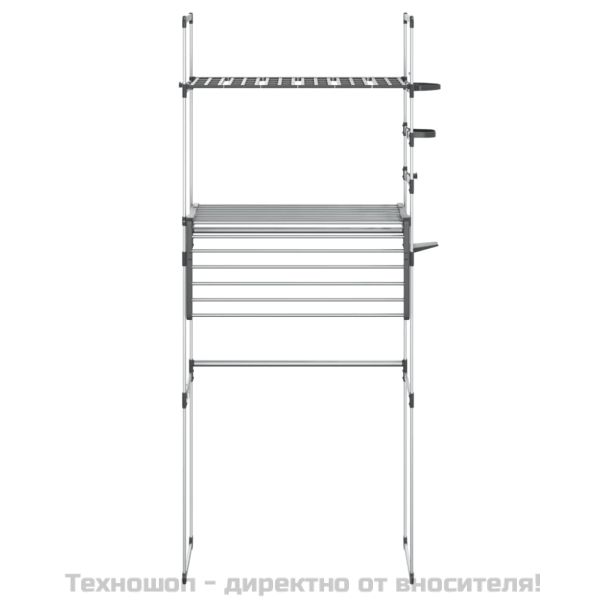 Рафт за пералня 77x52x192 см алуминий