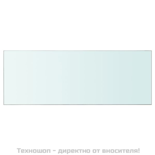 Плоча за рафт, прозрачно стъкло, 80 x 30 см