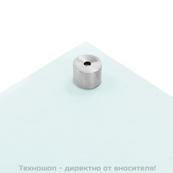 Кухненски гръб, бял, 70x60 см, закалено стъкло