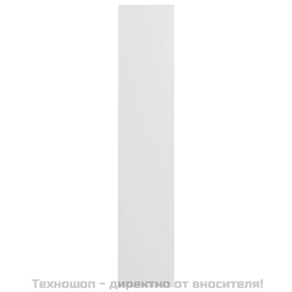 Стенен шкаф за обувки, бял, 80x18x90 см, инженерно дърво