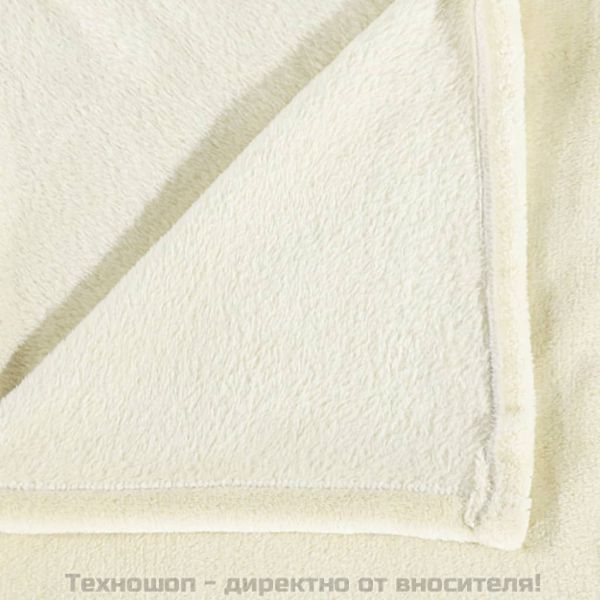 Одеяло, кремаво, 130x170 см, полиестер