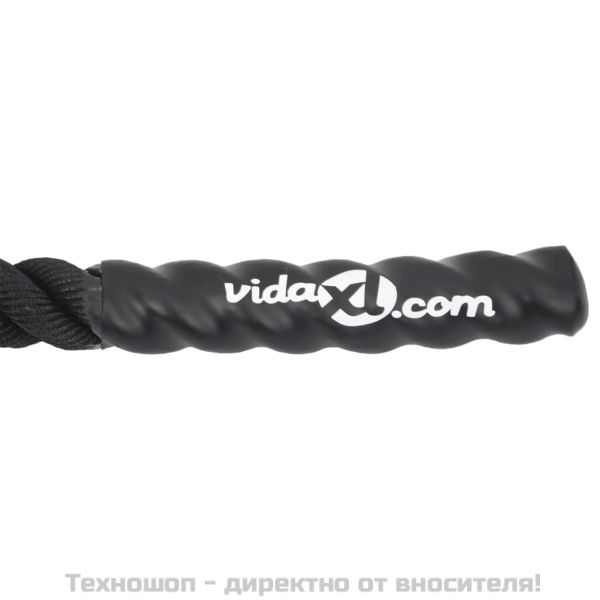 Бойно въже, черно, 12 м, 9 кг, полиестер