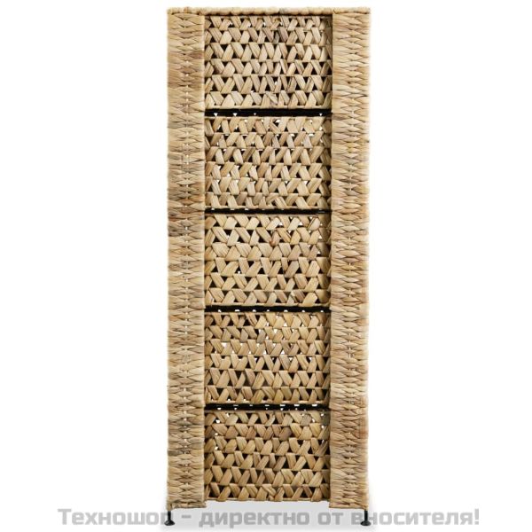 Скрин с 6 чекмеджета-кошници, 47x37x100 см, воден хиацинт