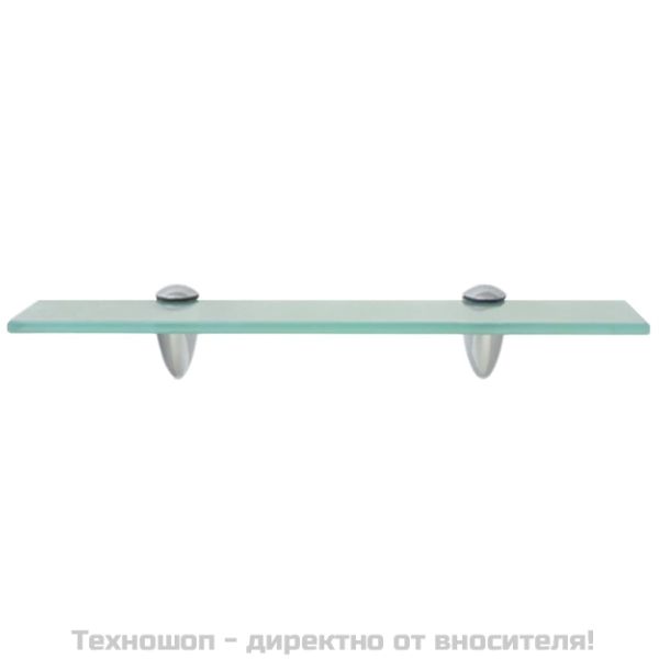 Подвижни рафтове, 2 бр, стъкло, 40x10 см, 8 мм