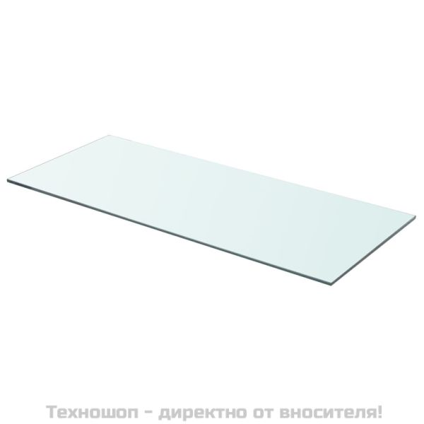 Плоча за рафт, прозрачно стъкло, 70 x 30 см