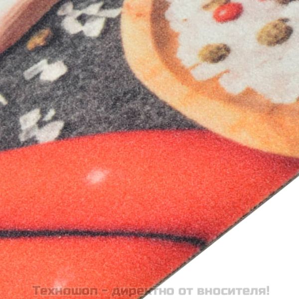 Кухненско килимче, миещо, зеленчуци, 45x150 см, кадифе