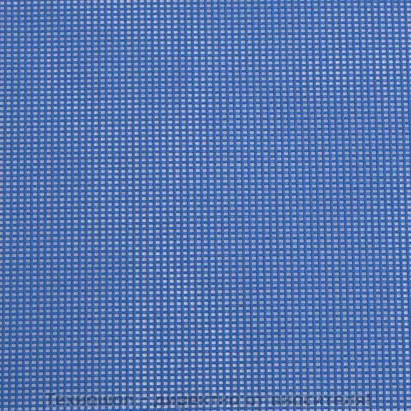 Сгъваеми шезлонги 2 бр сини текстилен и стомана