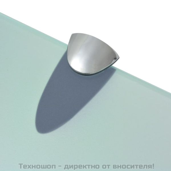 Подвижни рафтове, 2 бр, стъкло, 30x20 см, 8 мм