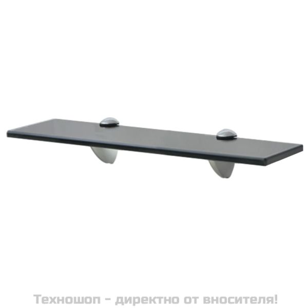 Подвижни рафтове, 2 бр, стъкло, 40x10 см, 8 мм