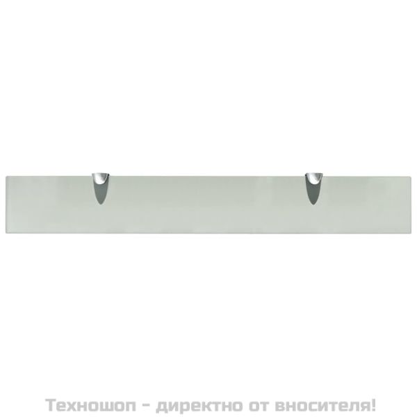 Подвижни рафтове, 2 бр, стъкло, 70x10 см, 8 мм