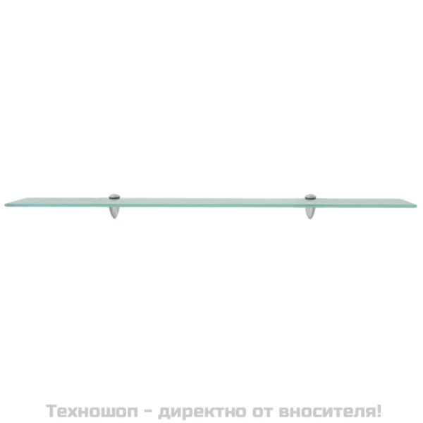 Подвижни рафтове, 2 бр, стъкло, 100x10 см, 8 мм