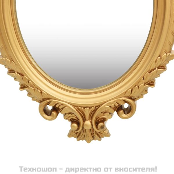Стенно огледало, стил замък, 56x76 см, златисто