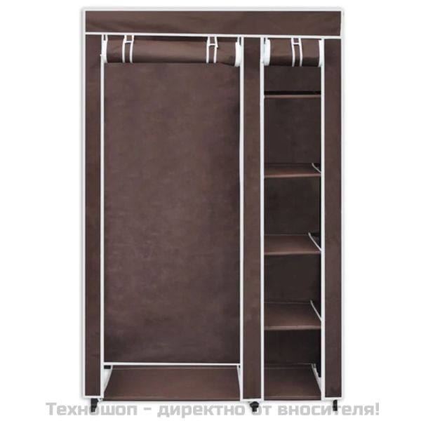 Текстилни гардероби, 2 бр, кафяви